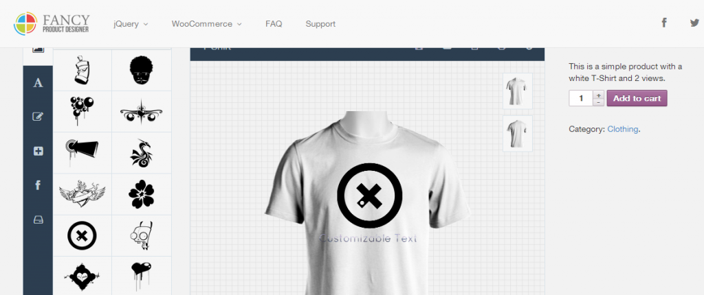 T-Shirt - Fancy Product Designer